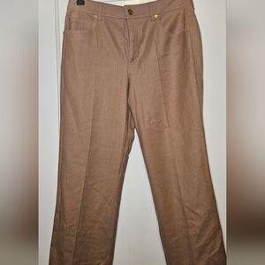 Escada Womens Tan Pants